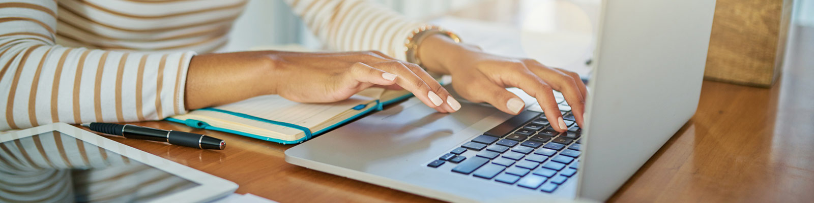 lady on her laptop computer