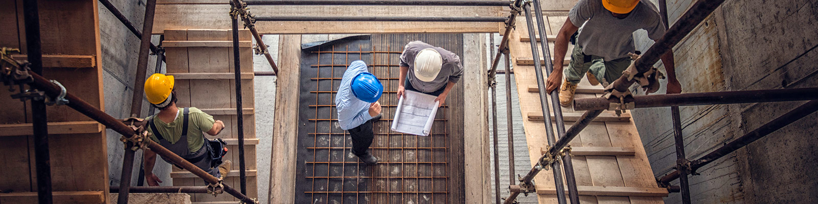 contractors discussing a project